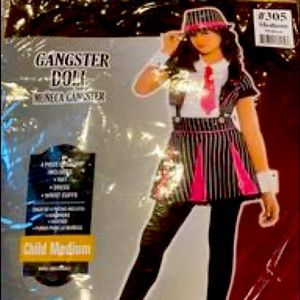 Gangster doll Halloween costume ( 8-10)